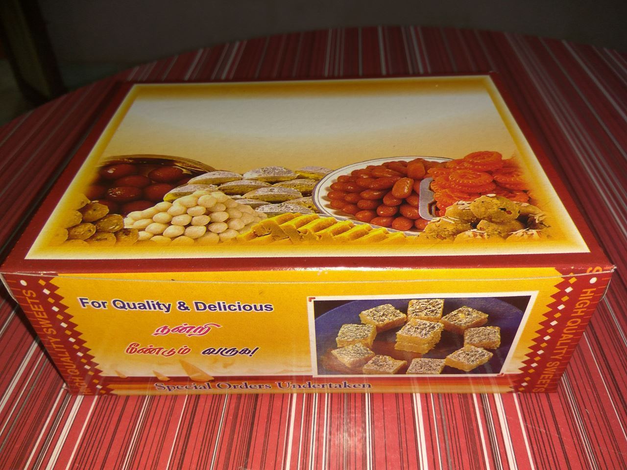 One KG Sweet Box Vivid Print India Get Your Jazzy Imagination 