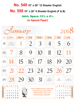 Click to zoom R550 English(F&B) Monthly Calendar 2018 Online Printing