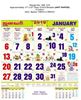 Click to zoom P309 Tamil Monthly Calendar 2019 Online Printing