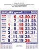 Click to zoom P324 Tamil (F&B) Monthly Calendar 2019 Online Printing