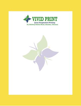 Picture of Standard A4 Letterhead Two Colour Printing