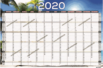 YP- 1573 Year Planner 2020 online printing