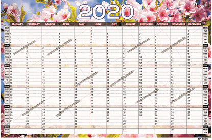 YP- 1576 Year Planner 2020 online printing