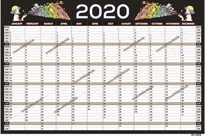 YP- 1579 Year Planner 2020 online printing