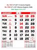 Click to zoom V537 English Monthly Calendar 2020 Online Printing