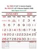 Click to zoom V510 English (F&B) Monthly Calendar 2020 Online Printing