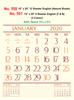 Click to zoom R550 English(Natural Shade) Monthly Calendar 2020 Online Printing