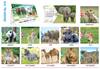 Click to zoom T 410 Wild Animals   - Table Calendar With Planner Online Printing 2020