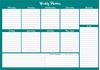 Click to zoom Weekly planner green
