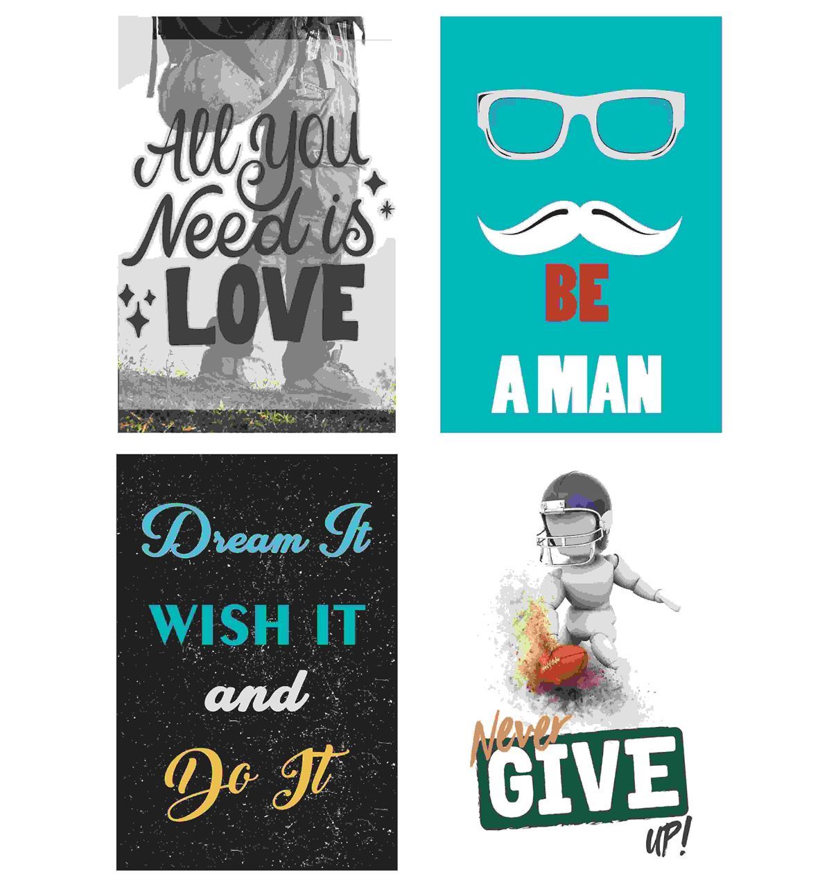 P1006 Motivational & Don't Give up Posters