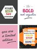P1013 Motivational & Be Bold Posters