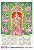 Click to zoom R64 Ashta Lakshmi Plastic Calendar Print 2021