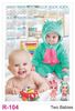 Click to zoom R104 Two Babies Plastic Calendar Print 2021
