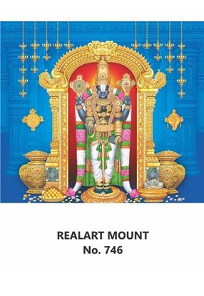 R746 Lord Balaji Daily Calendar Printing 2021