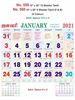 R560 Tamil (F&B) Monthly Calendar Print 2021