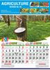 Click to zoom DM10A 14x20 Three Sheeter Monthly Calendar Print 2021