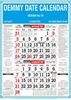 DM19 16X22 Three Sheeter Monthly Calendar Print 2021