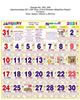 Click to zoom P306 Tamil (F&B) Monthly Calendar Print 2021