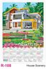 Click to zoom R108 House Scenery Plastic Calendar Print 2022