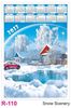 Click to zoom R110 Snow Scenery Plastic Calendar Print 2022