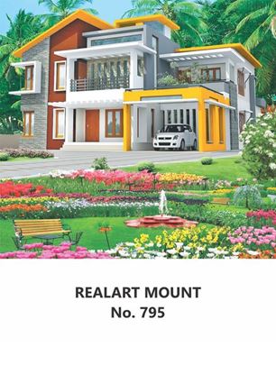 R795 House Scenery Daily Calendar Printing 2022