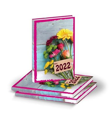 D3009 Pinky Floral Diary print 2022