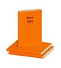 Click to zoom D3052 Orange  Leather Diary print 2022