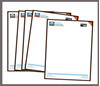 Standard Letterhead Printing with loose sheets