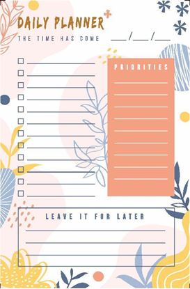 Flower Daily Planner