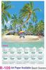 Click to zoom R109 Beach Scenery Plastic Calendar Print 2023