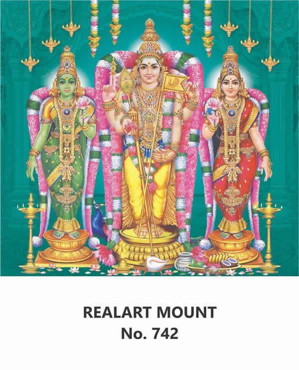 R742 Murugan Valli Devaya Daily Calendar Printing 2023