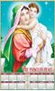 Click to zoom P496 Mary with Jesus Plastic Calendar Print 2023