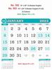 Click to zoom R553 English(F&B) Monthly Calendar Print 2023