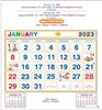 P270 English(F&B) Monthly Calendar Print 2023