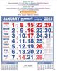 Click to zoom P298 Tamil (F&B) Monthly Calendar Print 2023