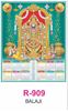 Click to zoom R909 Balaji RealArt Calendar Print 2023
