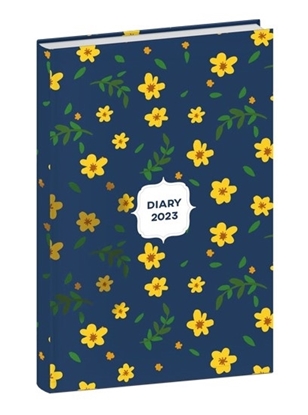 DN2403 Yellow Flower Diary print 2024