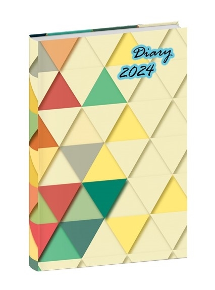 DN2404 Yellow Pyramid  Diary print 2024