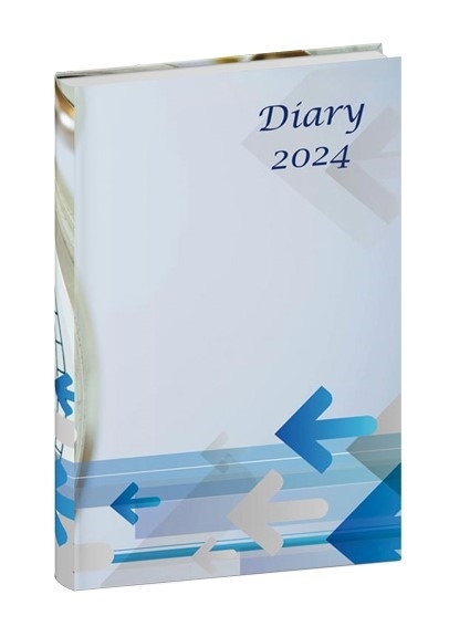 DN2408 Arrow Clock  Diary print 2024