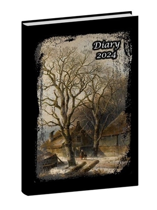 DN2415 Hut Art Diary print 2024