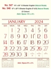 Click to zoom R547 English(NS paper) Monthly Calendar Print 2024
