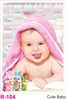 Click to zoom R104 Cute Baby Plastic Calendar Print 2024