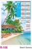 Click to zoom R108 Beach Scenery Plastic Calendar Print 2024
