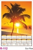 Click to zoom R112 Sun Rise Plastic Calendar Print 2024