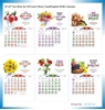 Click to zoom J2419 6 Sheeter Tamil/English (F&B) Monthly Calendar Print 2024