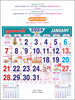 Click to zoom P233 Tamil Monthly Calendar Print 2024