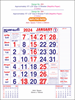 Click to zoom P264 Tamil(F&B) Monthly Calendar Print 2024