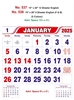 Click to zoom R538 English(F&B) Monthly Calendar Print 2025