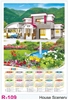 Click to zoom R109 House Scenery Plastic Calendar Print 2025