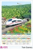 Click to zoom R111 Train Scenery Plastic Calendar Print 2025